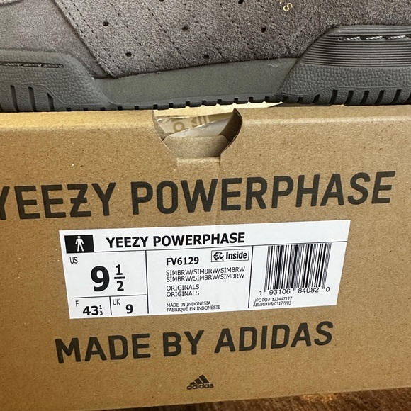 Adidas Yeezy Powerphase 9.5 simple brown - Picture 2 of 5